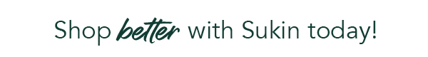 Join the journey to better with Sukin